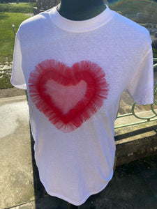 Fiery Heart Tulle T-shirt